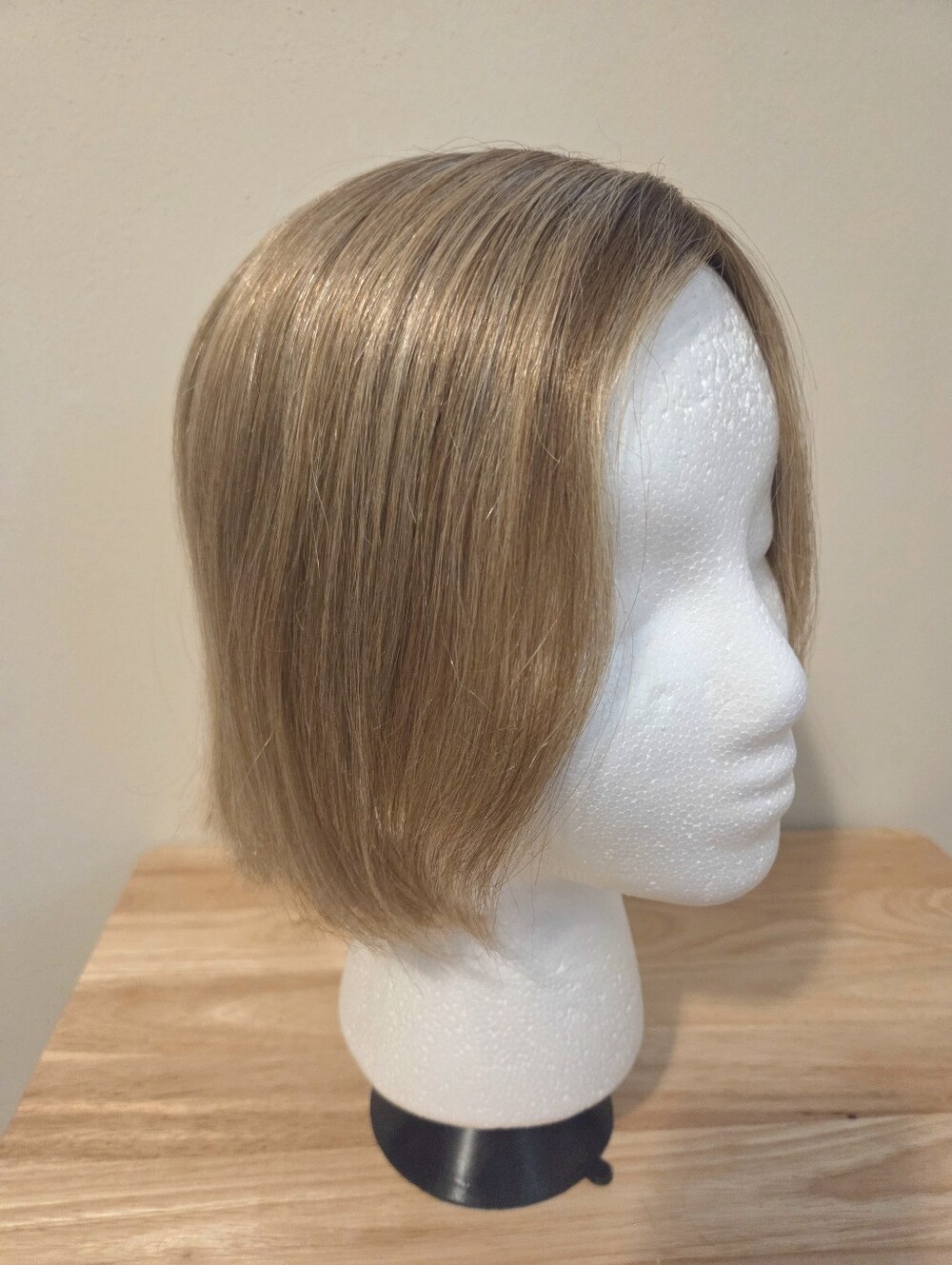 Human Hair Topper Golden Blonde - Picture 4 of 10